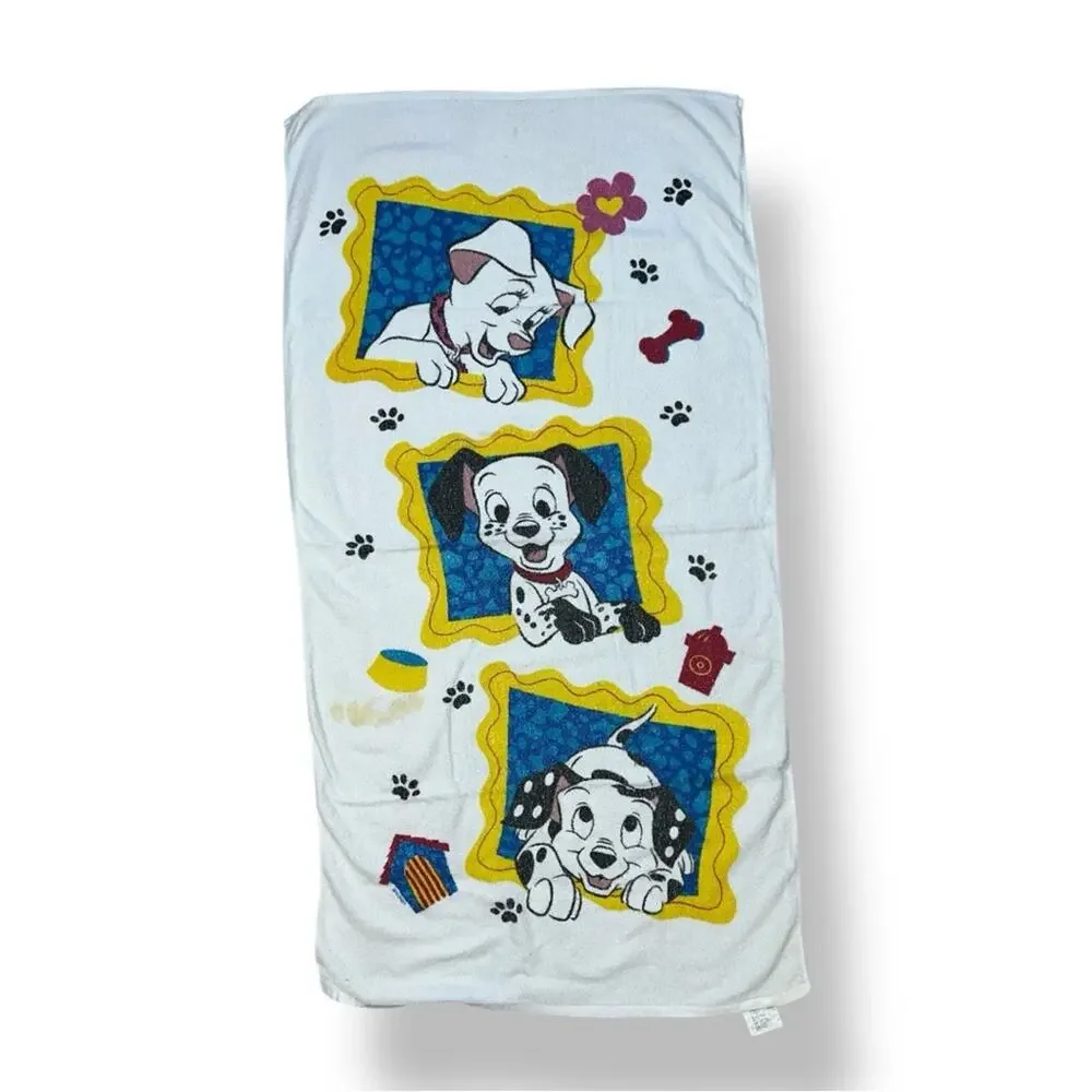 Vintage Disney 101 Dalmatians Beach Towel